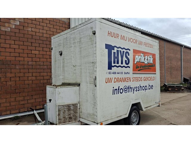 Koelaanhangwagen 2.90x1.90x1.90m - afbeelding 1 van  1