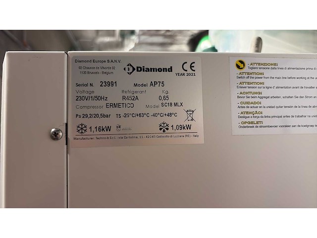 Koelcel diamond - 2021 - ap75 - frigo - afbeelding 4 van  4