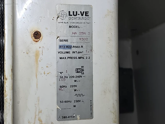 Koelcel met ingebouwde motor luve contardo - afbeelding 5 van  6