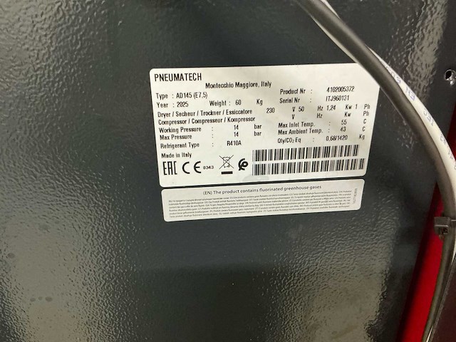 Koelcompressor met luchtketel - afbeelding 7 van  8