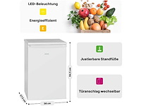 Koelkast 133l wit vs2185-1-wit, netto capaciteit: 133 liter - afbeelding 2 van  8