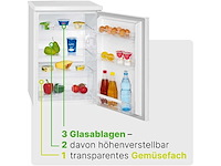 Koelkast 133l wit vs2185-1-wit, netto capaciteit: 133 liter - afbeelding 3 van  8