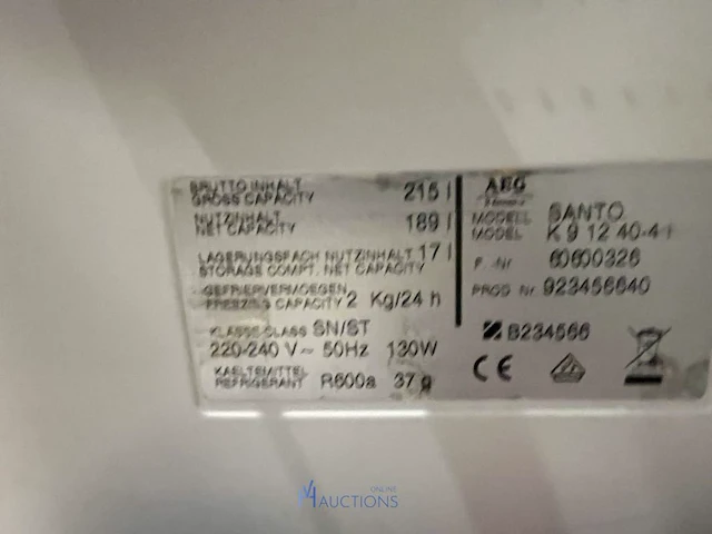 Koelkast aeg santo - afbeelding 5 van  8