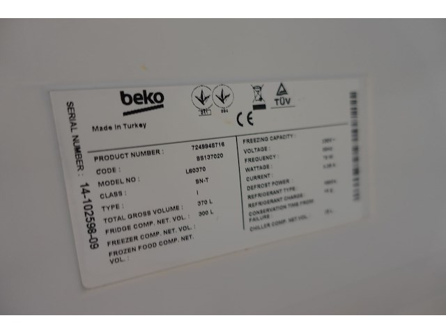 Koelkast beko - afbeelding 3 van  3