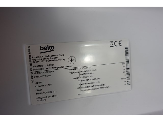Koelkast beko - afbeelding 3 van  3
