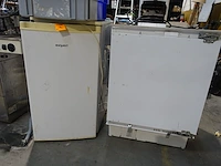 Koelkast exquisit + inbouw diepvries whirlpool