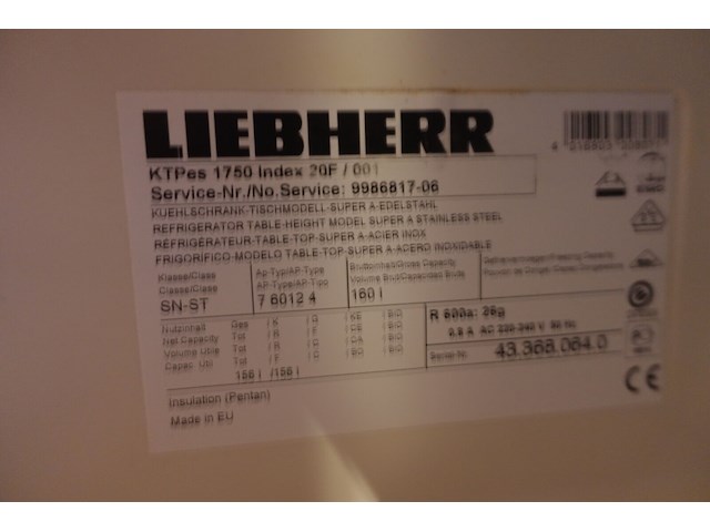 Koelkast liebherr - afbeelding 3 van  3