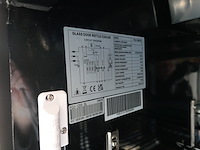 Koelkast met 3 vitrine deuren zwarte kleur - afbeelding 6 van  7