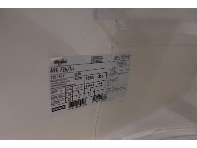 Koelkast whirlpool - afbeelding 5 van  6