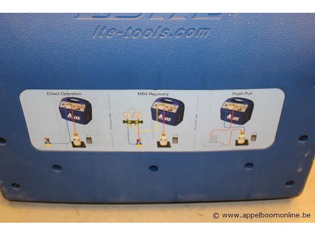 Koelmiddel recovery machine (koelmiddelterugwinningsmachine) – ite tools - afbeelding 2 van  2