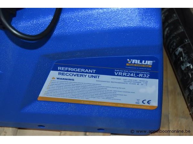 Koelmiddel recupereermachine, value, vrr24l-r32, werking niet gekend - afbeelding 2 van  2