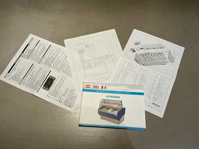 Koeltoog met kassablokken en led verlichting infrico vly 25 winkel toonbank - afbeelding 8 van  16