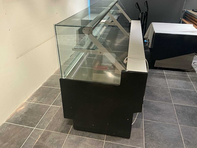Koeltoog met kassablokken en led verlichting infrico vly 25 winkel toonbank - afbeelding 9 van  16