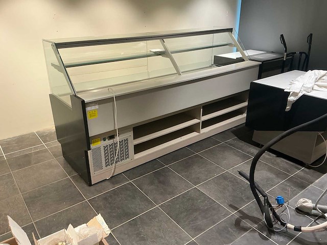 Koeltoog met kassablokken en led verlichting infrico vly 25 winkel toonbank - afbeelding 14 van  16
