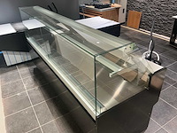 Koeltoog met kassablokken en led verlichting infrico vly 25 winkel toonbank - afbeelding 15 van  16