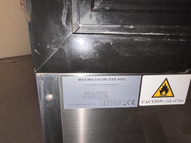 Koelvitrine maxima 400l - afbeelding 3 van  4