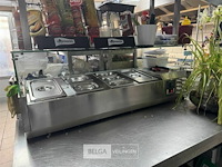 Koelvitrine met bain-marie