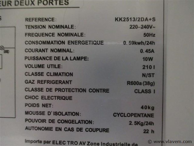 Koel/vrieskast - afbeelding 3 van  3