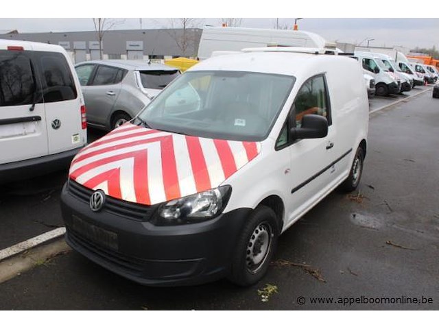 Koelwagen volkswagen caddy, benziine, datum 1ste inschrijving 7/11/2013, chassisnummer wv1zzz2kzex051099, 131.683km, euro 5 - afbeelding 1 van  13