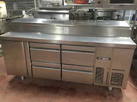 Koelwerkbank met saladette - afbeelding 1 van  1