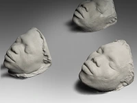 Koen wastijn (1963) & johan deschuymer (1965), 'bunker', three concrete heads, h 20 cm (+) - afbeelding 6 van  6