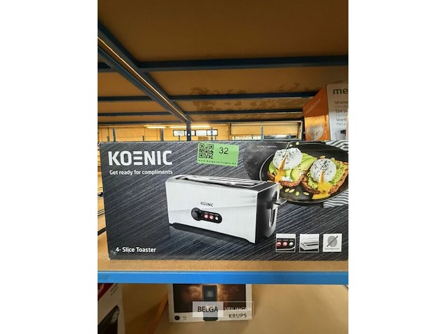 Koenic 4-sneden toaster - afbeelding 1 van  2