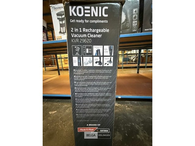 Koenic draadloze hand stofzuiger - afbeelding 2 van  2
