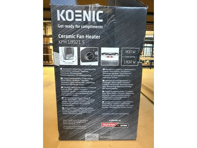 Koenic elektrische ventilator - afbeelding 2 van  2