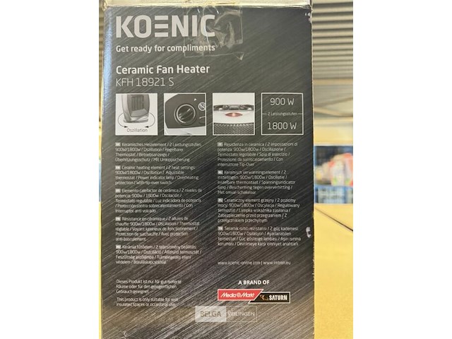 Koenic elektrische verwarmer - afbeelding 3 van  3