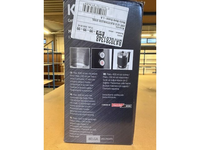 Koenic melk opschuimer - afbeelding 1 van  1