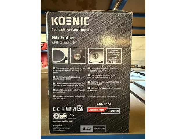 Koenic melkopschuimer - afbeelding 2 van  2