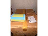 Koffer leder rechthoekig blauw/groen plat - kerst- & seizoensartikelen (64x) - afbeelding 3 van  3