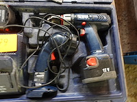 Koffer met boormachine, zaklamp, oplader aeg - afbeelding 2 van  3