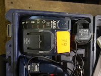 Koffer met boormachine, zaklamp, oplader aeg - afbeelding 3 van  3