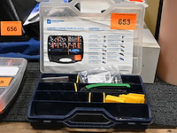 Koffer met hirschmann connectors en tangen - afbeelding 1 van  2