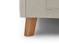 Kofferbed ollie | met rugleuning | 90 x 200 cm | beigekleurig design - afbeelding 12 van  12