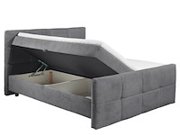 Kofferbed tijuana | inclusief matrastopper | 160 x 200 cm | antraciet