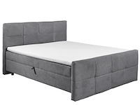 Kofferbed tijuana | inclusief matrastopper | 160 x 200 cm | antraciet - afbeelding 6 van  6