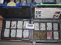 Koffers met schroeven en pluggen - berner - diverse soorten en maten koffer met medisch metarialen - afbeelding 3 van  3