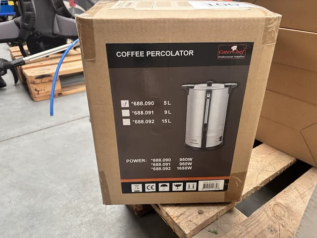 Koffie percolator 5l cater chef - afbeelding 1 van  3