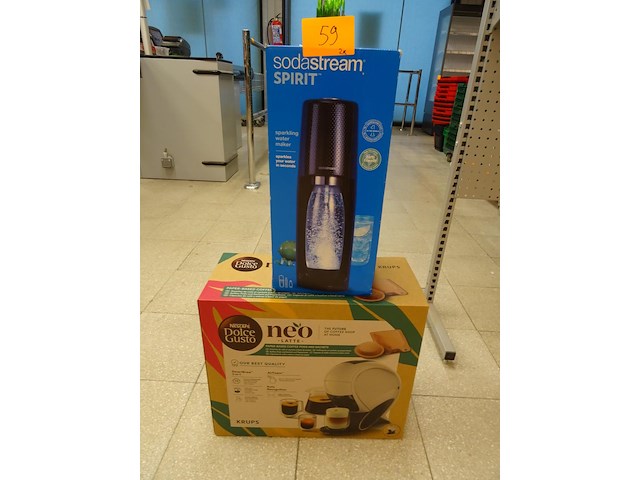 Koffiemachine dolce gusto + sodastream - afbeelding 1 van  3