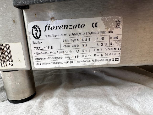 Koffiemachine ducale 1g ele - afbeelding 6 van  8