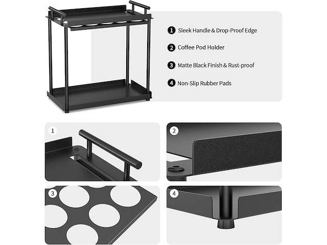 Koffiepadhouder/organiser - afbeelding 2 van  4
