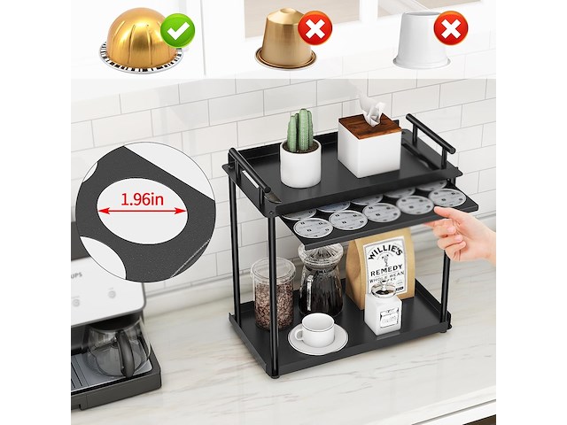 Koffiepadhouder/organiser - afbeelding 4 van  4