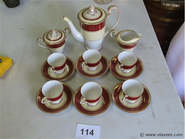 Koffieservies 15-delig gemarkeerd - afbeelding 1 van  4