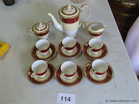 Koffieservies 15-delig gemarkeerd - afbeelding 1 van  4