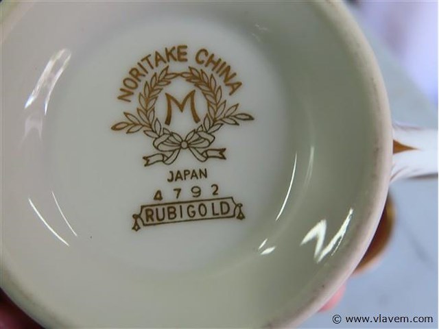 Koffieservies 15-delig gemarkeerd - afbeelding 4 van  4