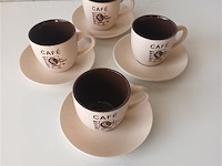 Koffieservies. 8-delig - afbeelding 1 van  2