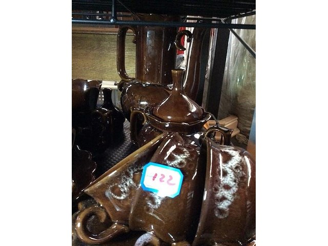 Koffieservies aardewerk - afbeelding 1 van  2