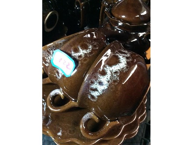 Koffieservies aardewerk - afbeelding 2 van  2